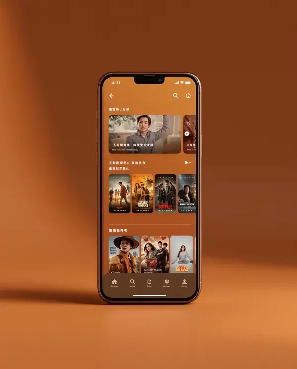 天一影院 APP 手机界面展示